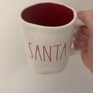 New Rae Dunn Santa mug red